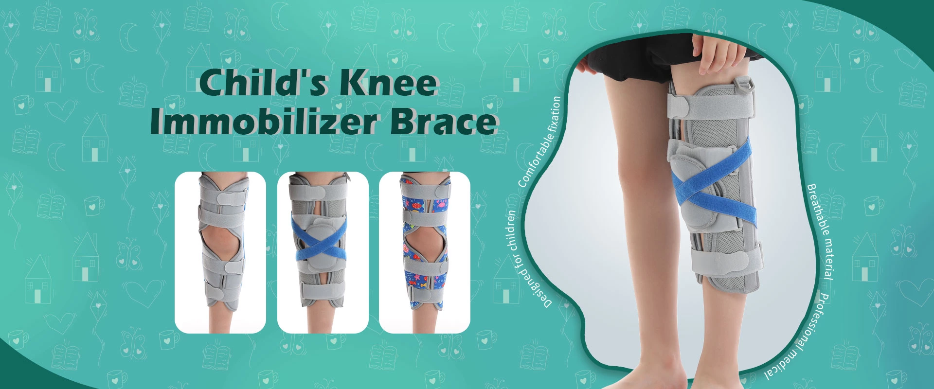 Child Knee Immobilizer Brace